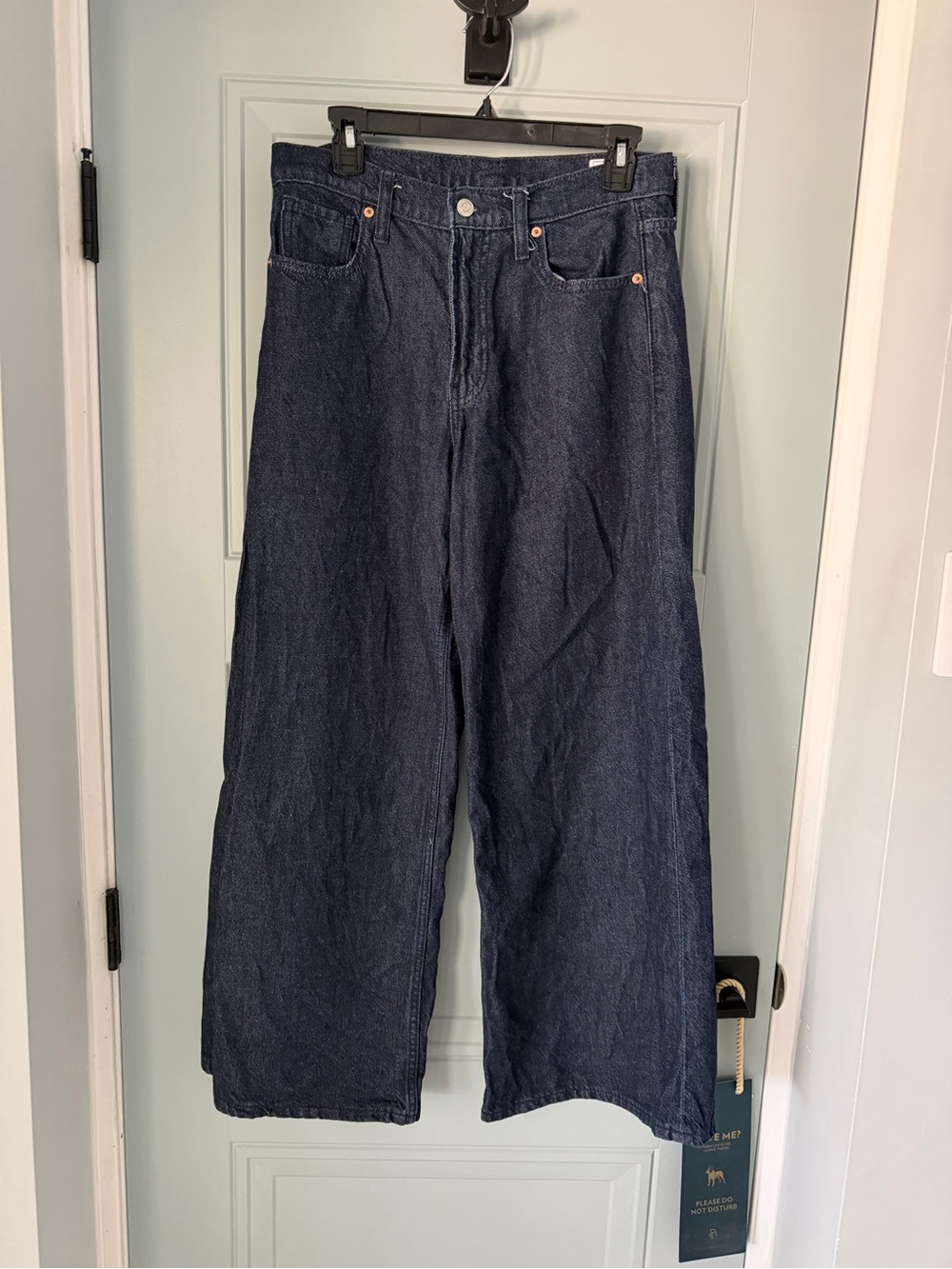 GAP Wide-Leg Jeans in Dark Indigo